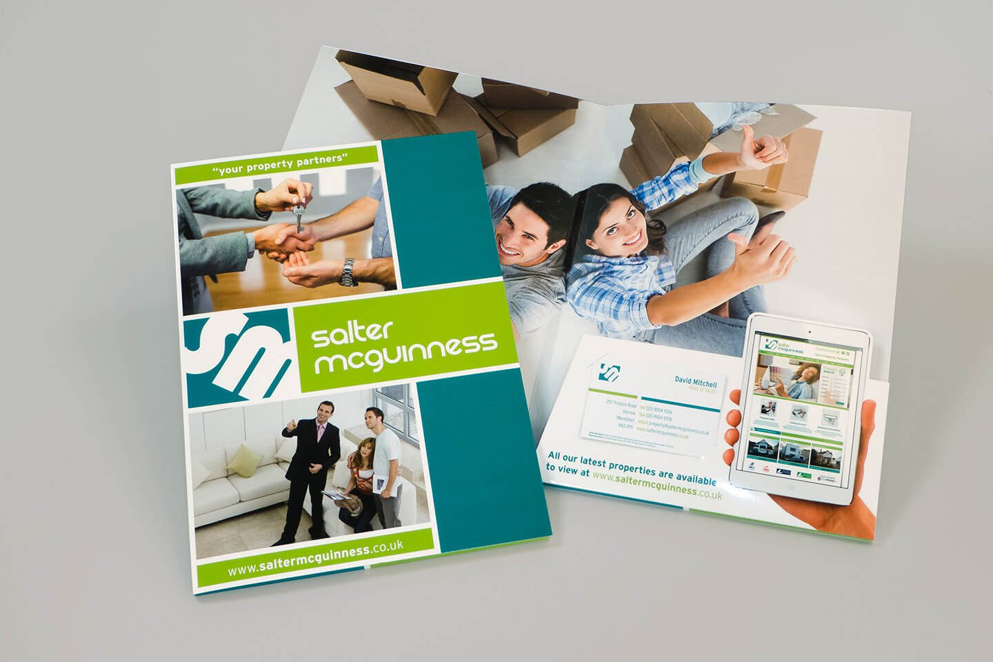 Salter Mcguinness Case Study Client welcome pack visual