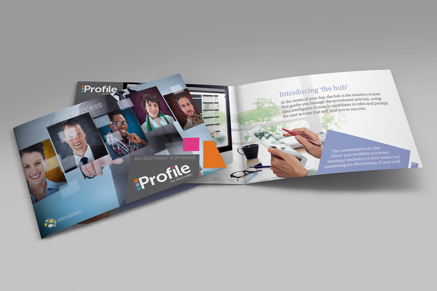 Microdec Profile promotional brochure visual