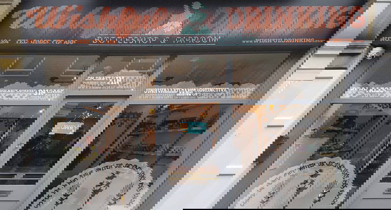 Re-View Client: Wishful Drinking Bottleshop & Taproom Exterior