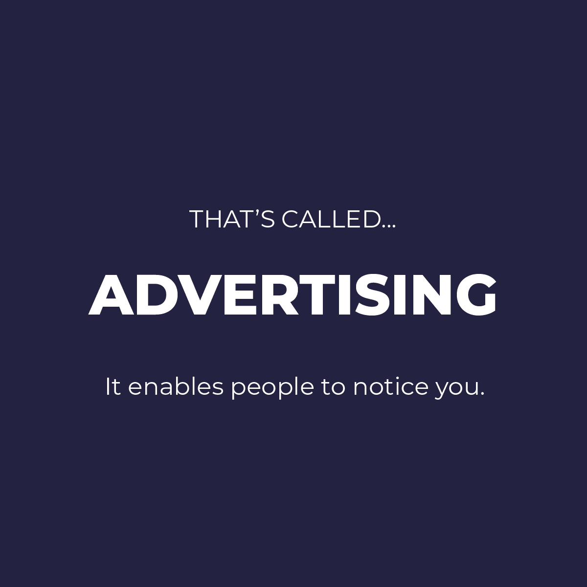 Advertising